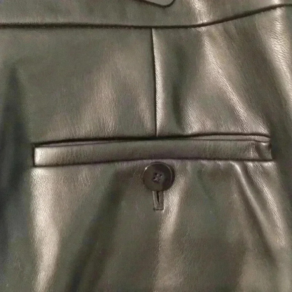 Theory Black casual Ankle Cut faux leather Size 8 - Picture 12 of 16